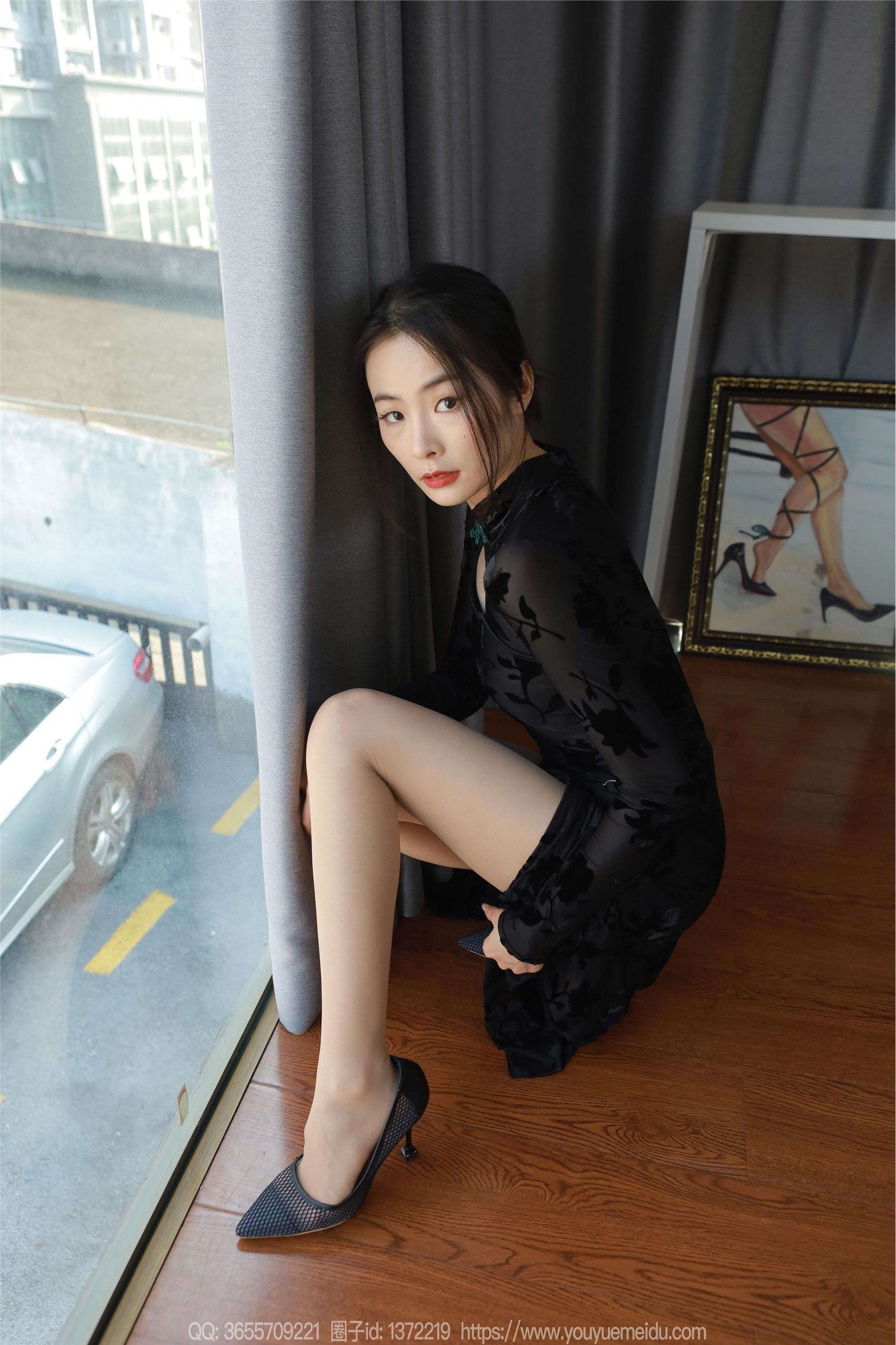 IESS异思趣向  2024.04.10 丝享家 1712 小金《高叉旗袍》